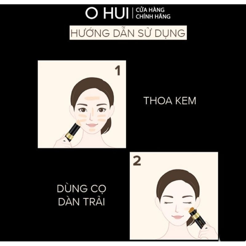 Sét kem nền dạng thỏi phiên bản giới hạn đặc biệt OHUI Ultimate Cover Stick Foundation