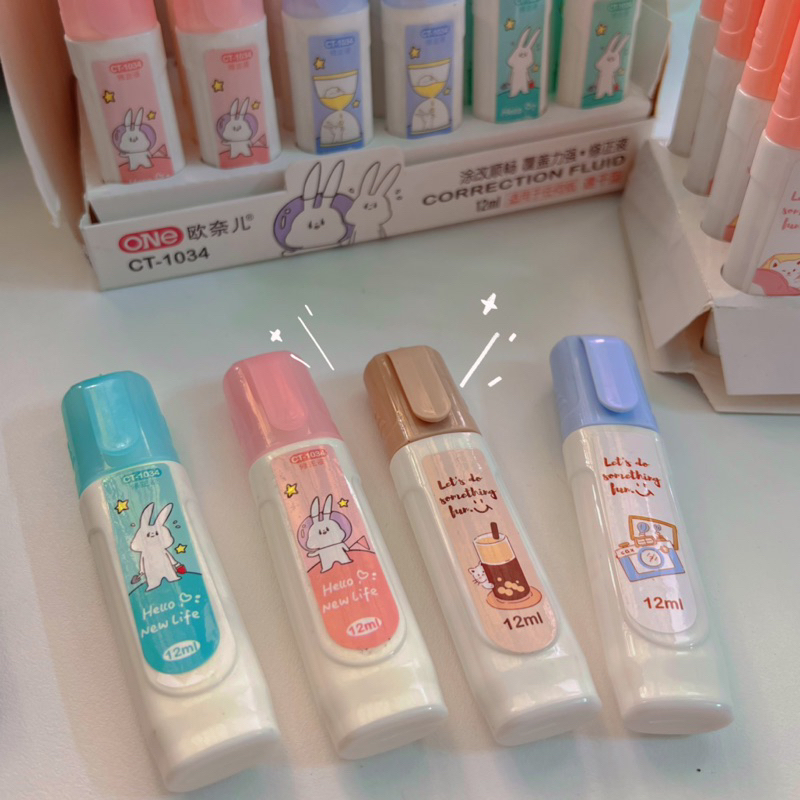 Bút xóa nước nhiều màu dễ thương, bút tẩy cute cho học sinh văn phòng phẩm