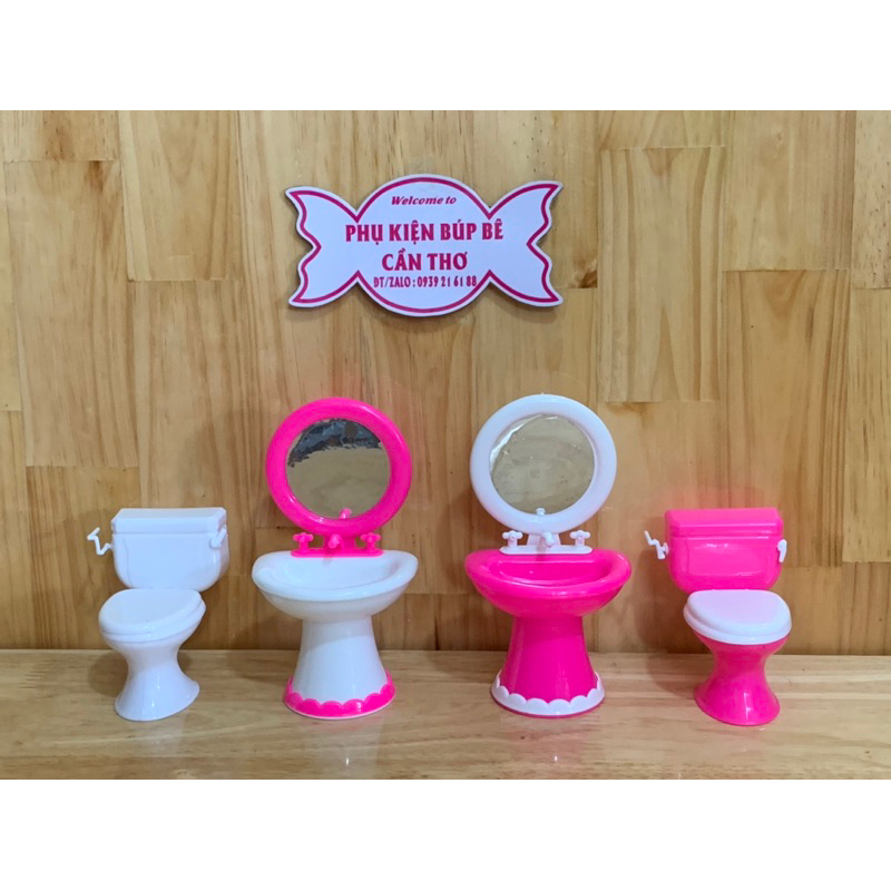 Bồn cầu mini cho nhà bup bê