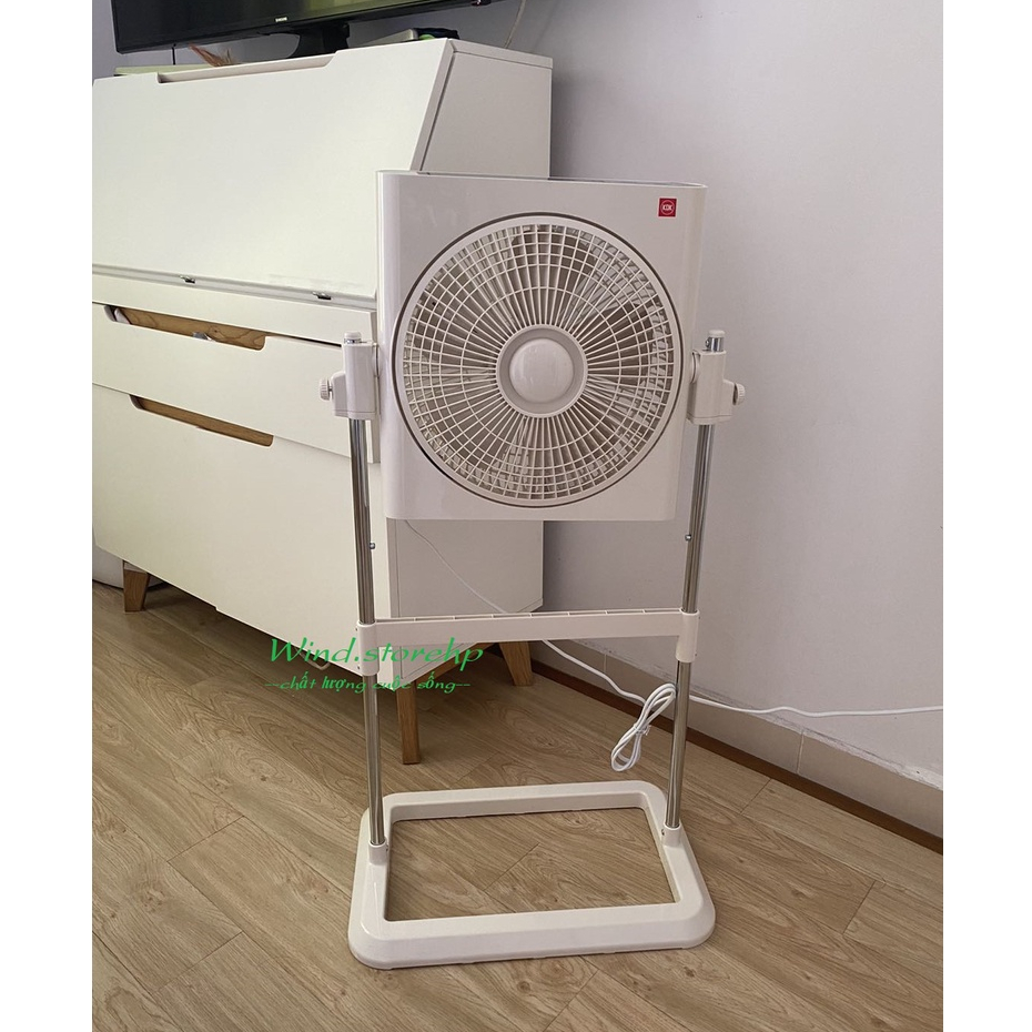 Quạt Hộp KDK SS30X Có Chân - Tím Bạc - Hàng Chính Hãng