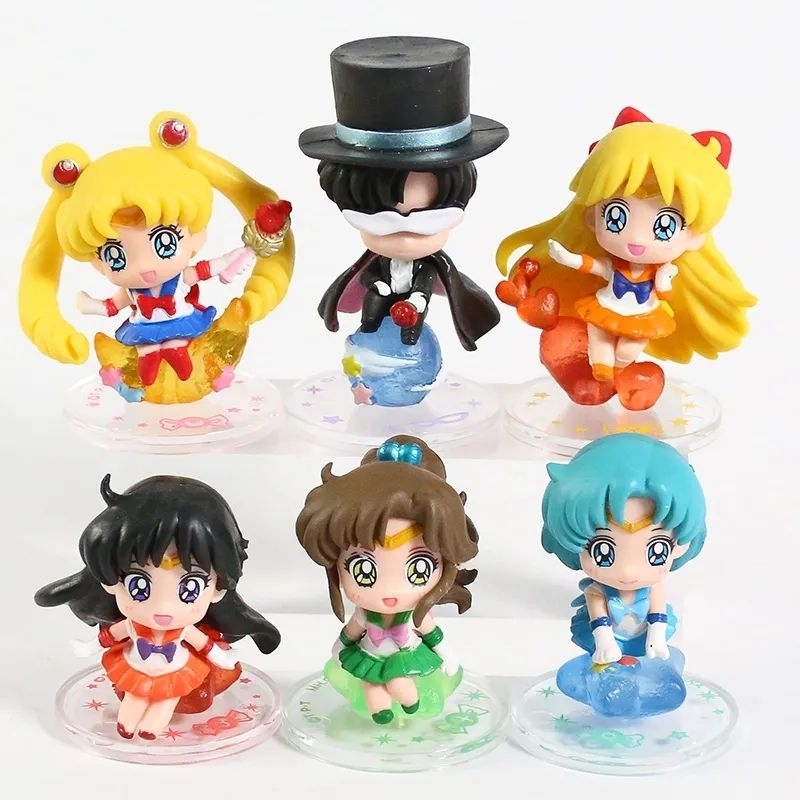 Hộp Mù Sailor Moon Thủy Thủ Mặt Trăng Hành Động Phiên Bản Chibi Cực Đáng Yêu🌙🌟🌟🌟
