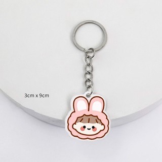 móc khoá bò sữa siêu xinh