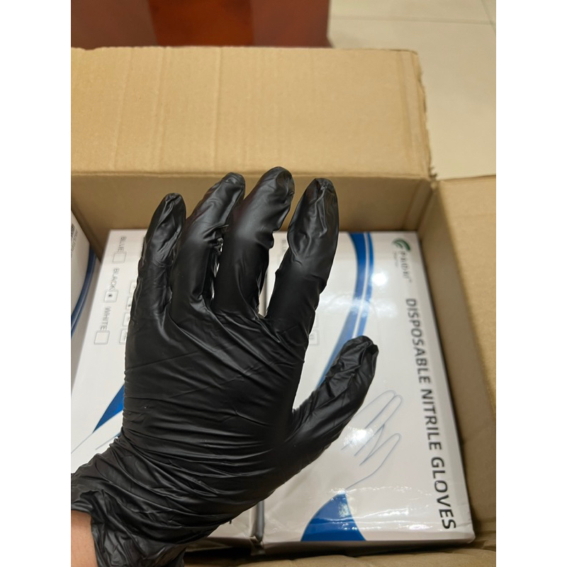 Găng tay đen dùng trong phun xăm ,thẩm mỹ viện