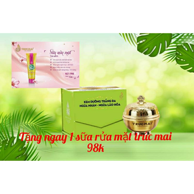 kem dưỡng trắng da ngừa nhăn ngừa lão hóa Trúc Mai