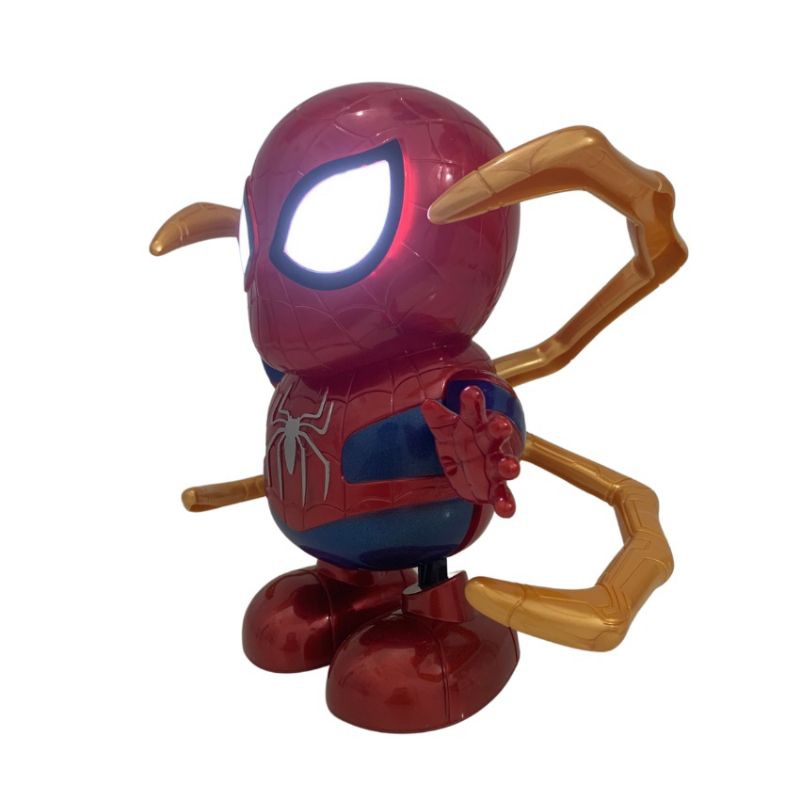 Đồ chơi người nhện nhảy múa, dùng pin có âm thanh và ánh sáng