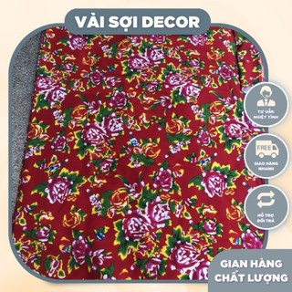 Vải hoa không có con công khổ vải 1,6m x 1m dài liền