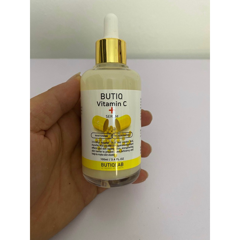 Serum vitamin C ButiQ Lab Hàn Quốc. Chai 100ml (Mẫu Mới Nhất))