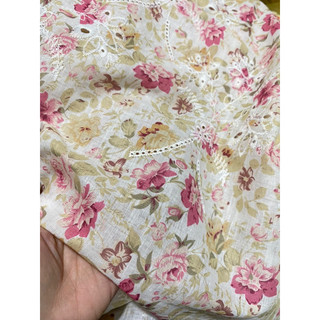 vải thô thêu đục lỗ 85k/m