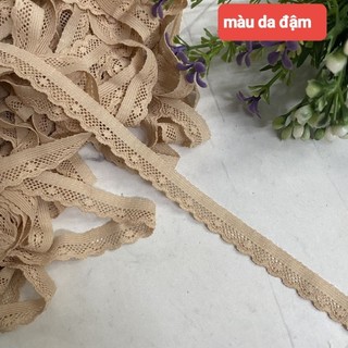 Ren thun viền , phụ liệu may vá  , size 1  cm( dây 10 mét)