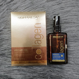 Tinh Dầu Dưỡng Tóc Bóng Mượt Haneda Collagen Argan Oil 60ml