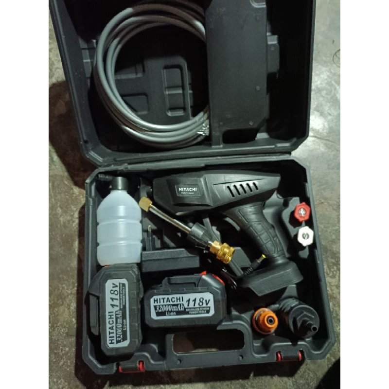 MÁY RỬA XE DÙNG PIN HITACHI 118V - MÁY RỬA MÁY LẠNH GIA ĐÌNH