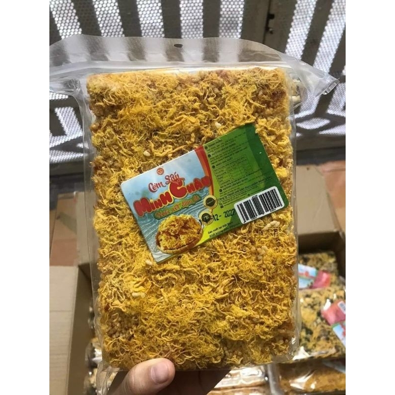 Cơm cháy chà bông Minh Châu 250g/ Cơm cháy gạo lức rong biển Minh Châu 250g