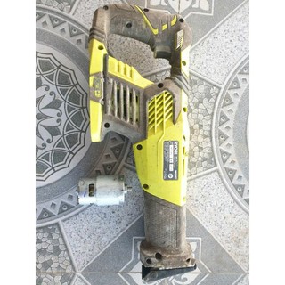 Xác máy cưa kiếm ryobi kèm motor về thay
