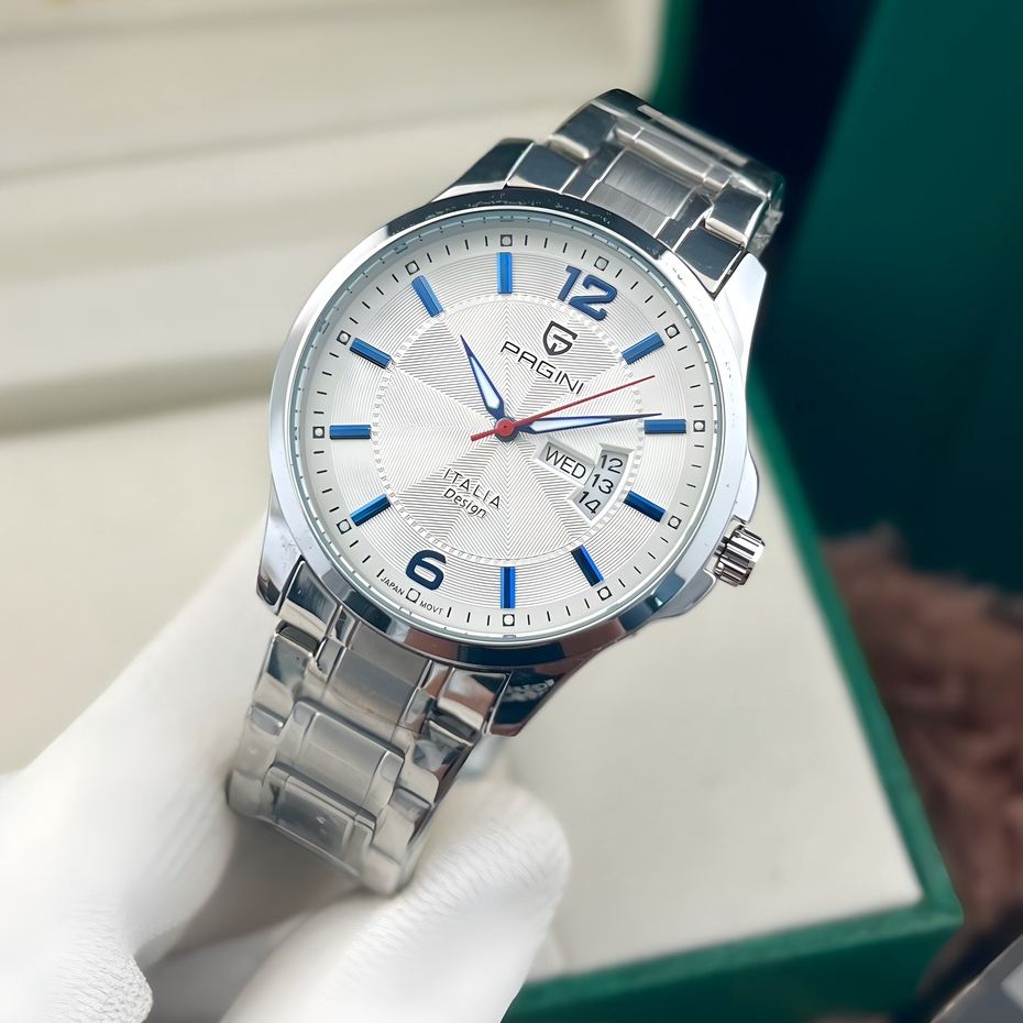 Đồng Hồ - Đồng Hồ Nam Pagini PA05533 Máy Pin Kim Trôi - Đẳng Cấp Thời Thượng - Bảo Hành Chính Hãng 12 Tháng