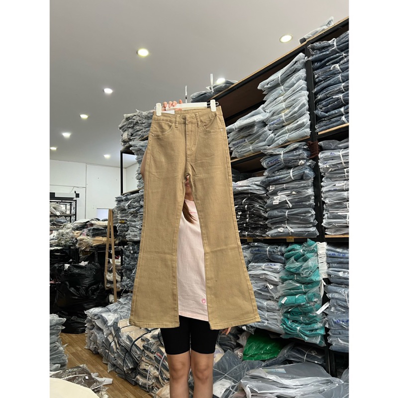 Quần jeans ống loe 3 màu Cuahangjeans
