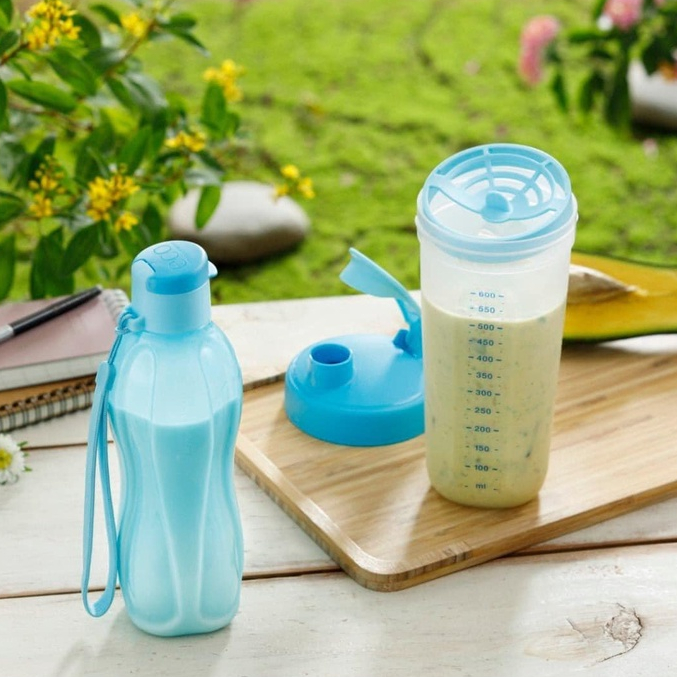 Bộ sản phẩm Tupperware Shake N Go - Bảo hành trọn đời - Nhựa nguyên sinh an toàn sức khoẻ