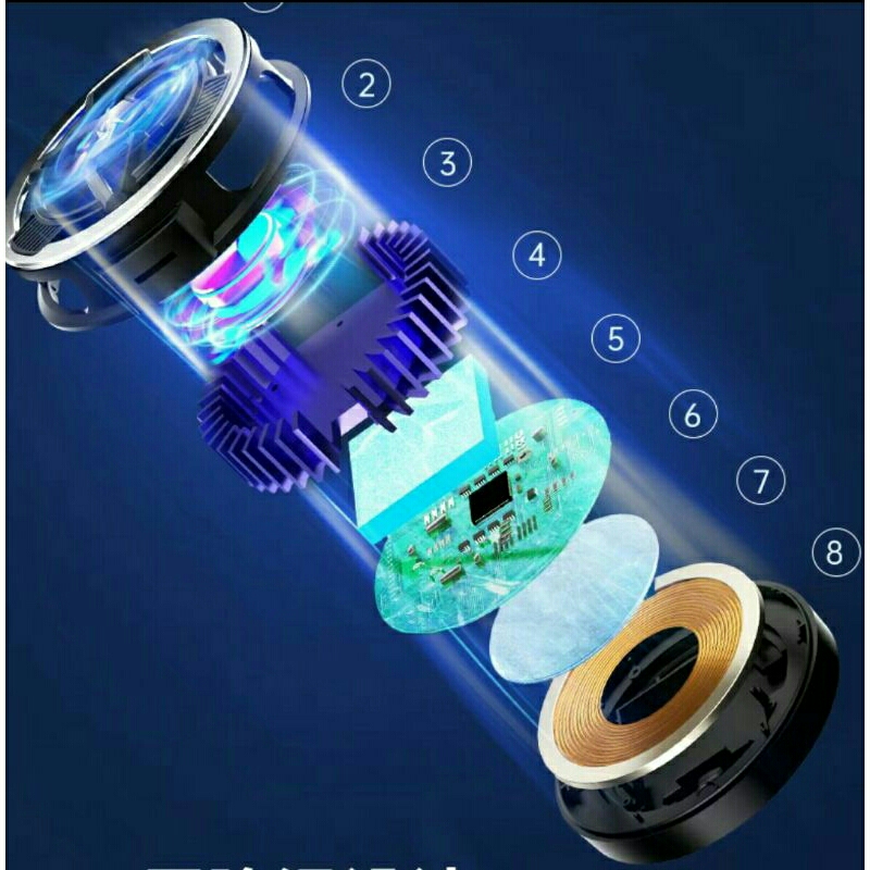 ✅Quạt tản nhiệt sò lạnh công suất 24W SL05, SL10 kiêm sạc không dây, hít nam châm + ngàm kẹp