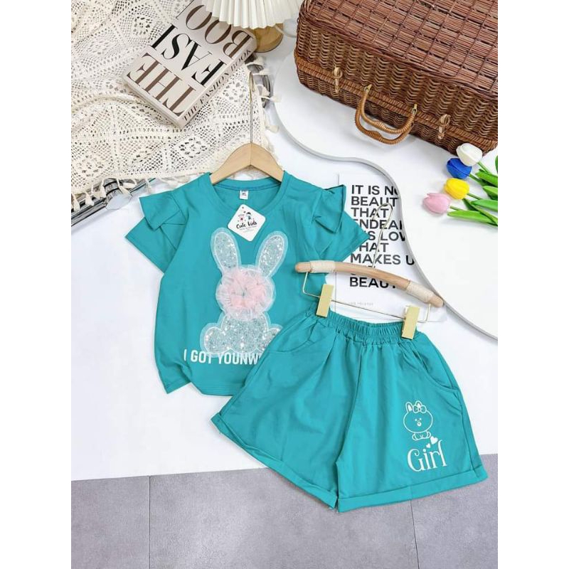 Bộ cotton táu cho bé size 18_30kg