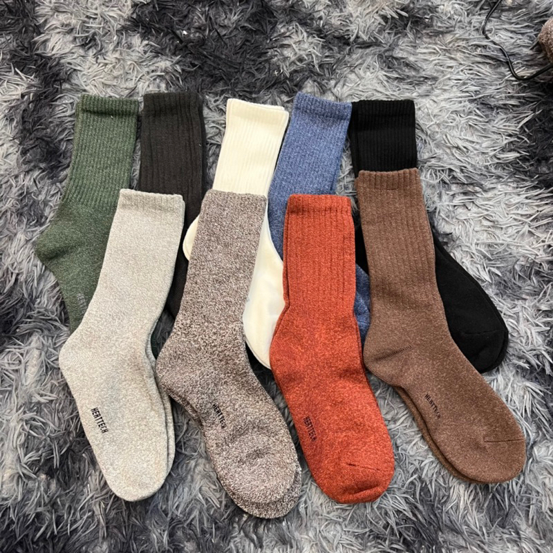 Tất Dài Vớ Lót Lông Nam Nữ Trơn Basic Cotton 100% - SAVAGE