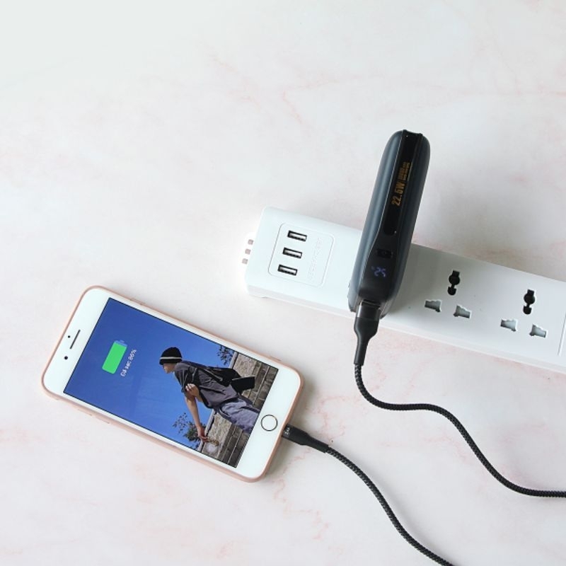 CỦ SẠC KIÊM SẠC DỰ PHÒNG SẠC NHANH 22.5W REMAX RPP-278 10.000MAH