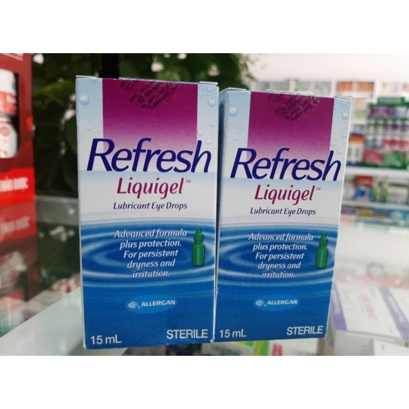 Dung dịch nhỏ mắt Refresh Liquigel giảm kích ứng mắt, khô mắt lọ 15ml