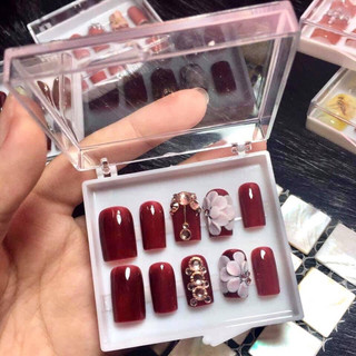 Miếng dán tạm móng úp nail, keo dán tạm móng úp nailbox miếng 10 ngón - V&K Beauty