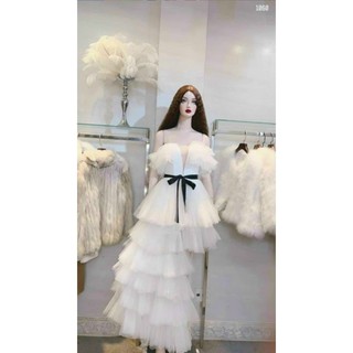 ĐẦM MAXI TẦNG RỚT VAI