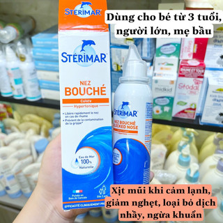 Xịt mũi cá heo Sterimar Pháp ( mẫu mới)