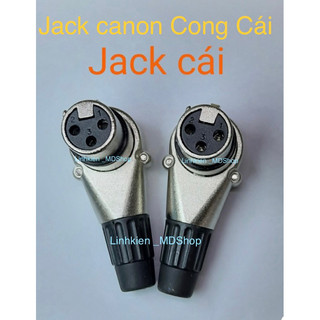 Jack canon cong hàng loại 1 có jack đực và jack cái