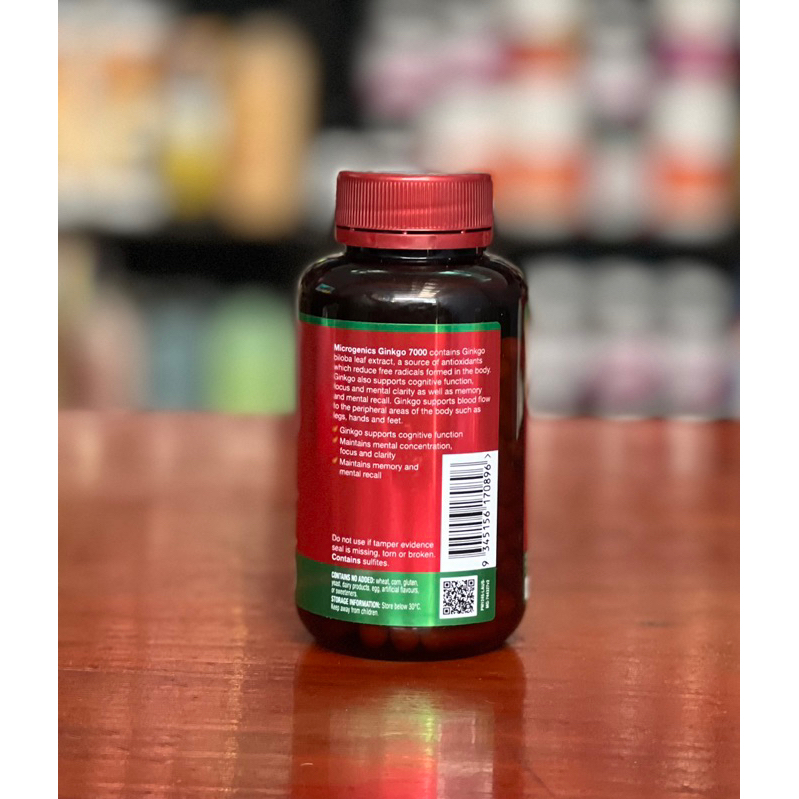 Bổ não Úc Micro Genics Ginkgo 7000 hàng Úc chính hãng