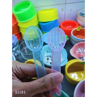 Muổng thức ăn, lọc phân cho hamster