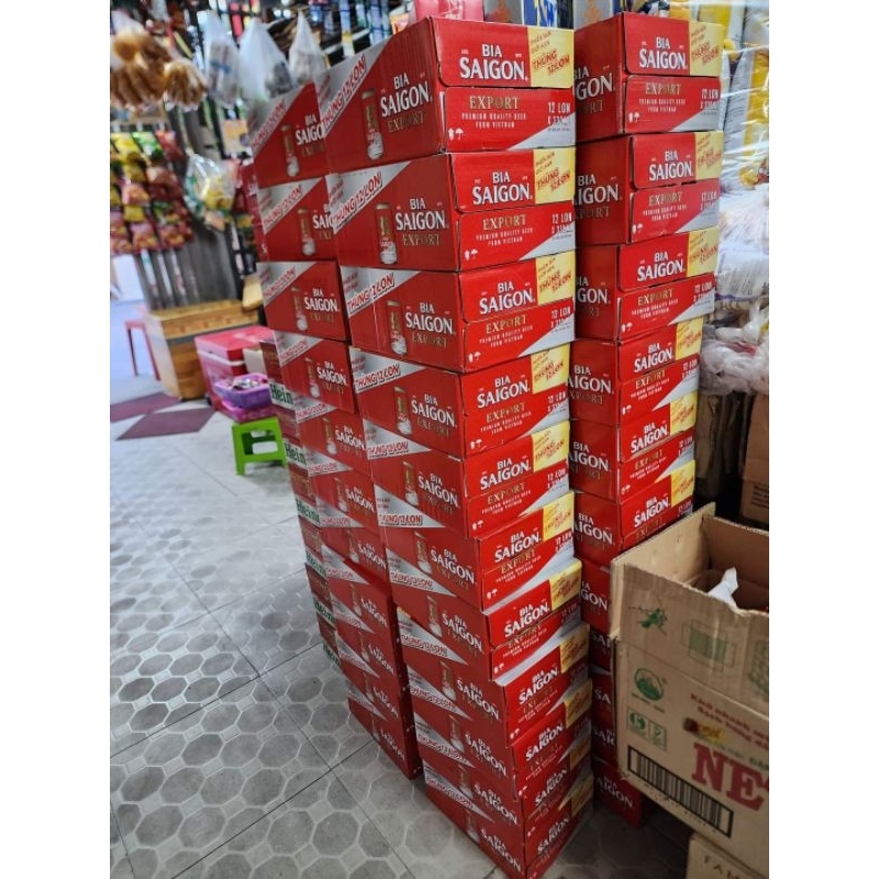 BIA SÀI GÒN EXPORT THÙNG 12 LON