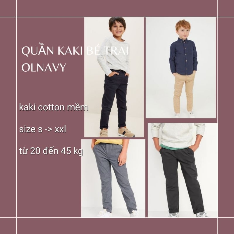 Quần Kaki bé trai OLDNAVY
