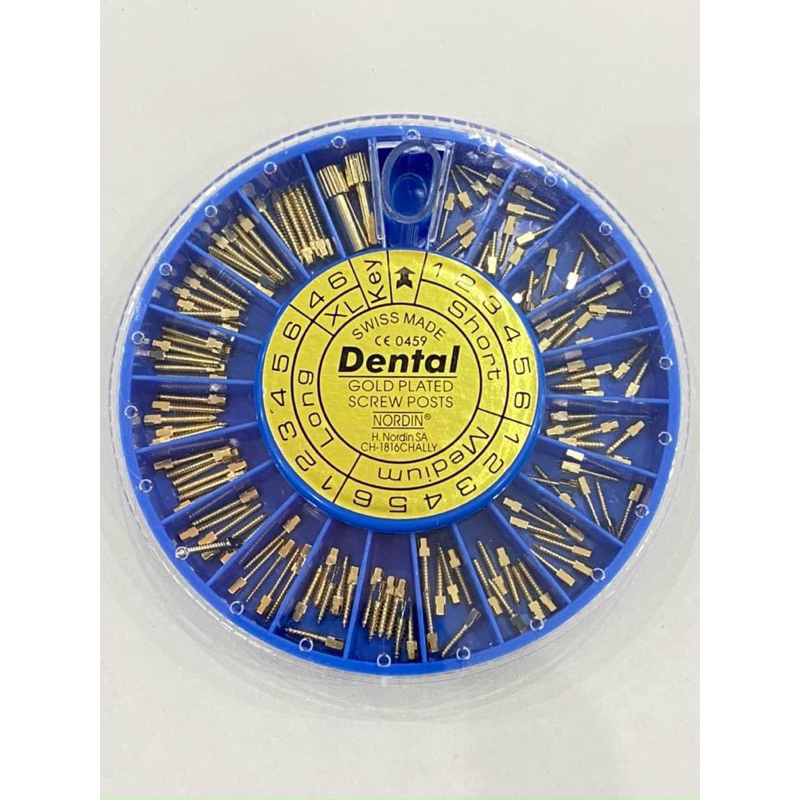 Chốt kim loại chốt vàng chốt thép chốt dental