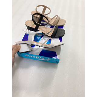 Giày Sandal Cao Gót 3phân Mix đá