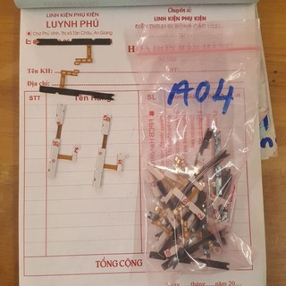 Dây nút nguồn volum âm lượng samsung A04