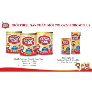 Sữa bột colos grow plus 0+,1+,2+ (900g)