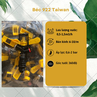 Béc tưới phun sương cánh đập phi 21 922 Đài Loan nhập khẩu, béc tưới chuồn chuồn