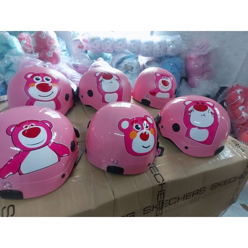 Mũ bảo hiểm gấu dâu loại 1