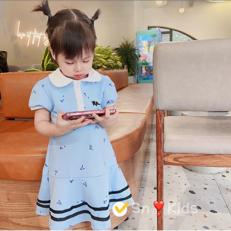 Váy polo bé gái 3 màu cực xinh