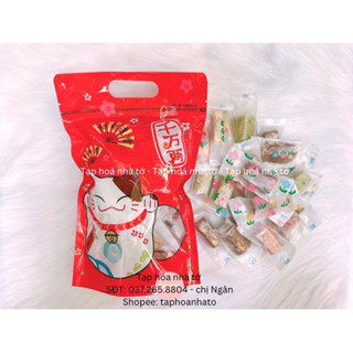 [GIÁ RẺ - NHIỀU HẠT] KẸO NOUGAT | KẸO SỮA HẠT | KẸO HẠNH PHÚC - TRỌNG LƯỢNG 500GR (MIX 4 VỊ)