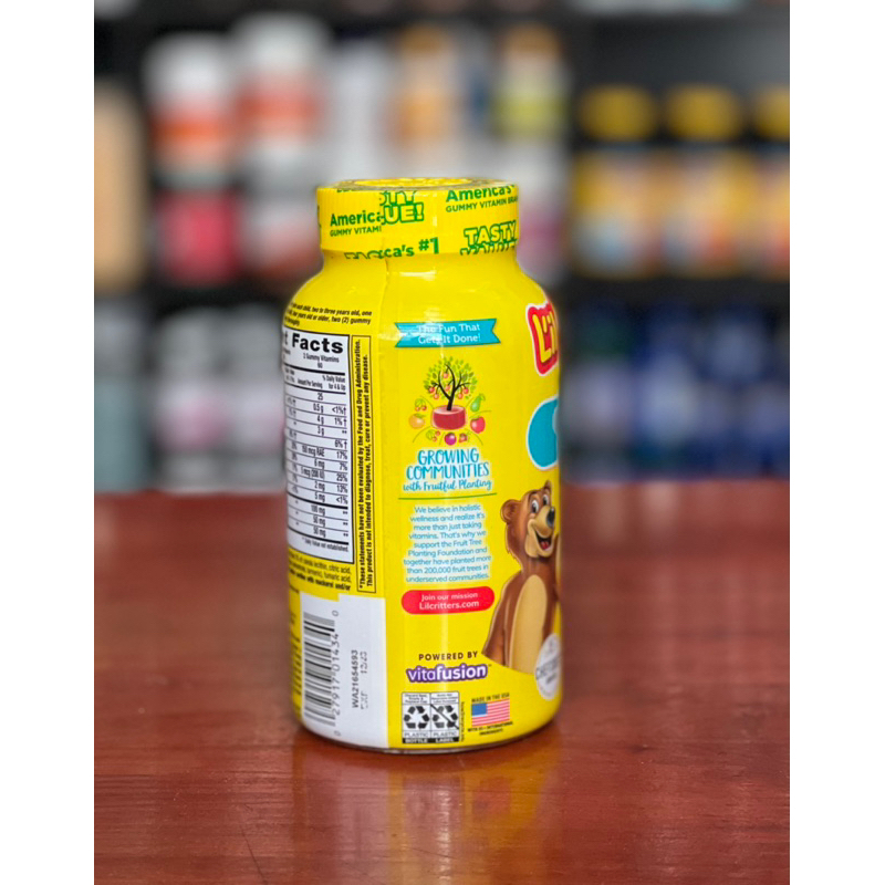 Kẹo dẻo gấu Lil critters omega 3 120 viên