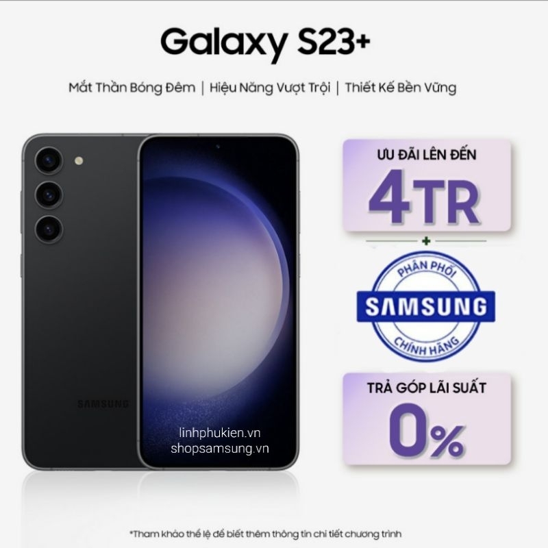 [Mã 77ELHA100K giảm 8% đơn 800K] Điện Thoại Samsung Galaxy S23 Plus ( S23+ ) - Hàng chính hãng mới 100% New Seal | BigBuy360 - bigbuy360.vn