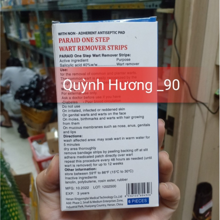 Miếng dán mụn cóc,chai chân STERILE hộp 6 miếng