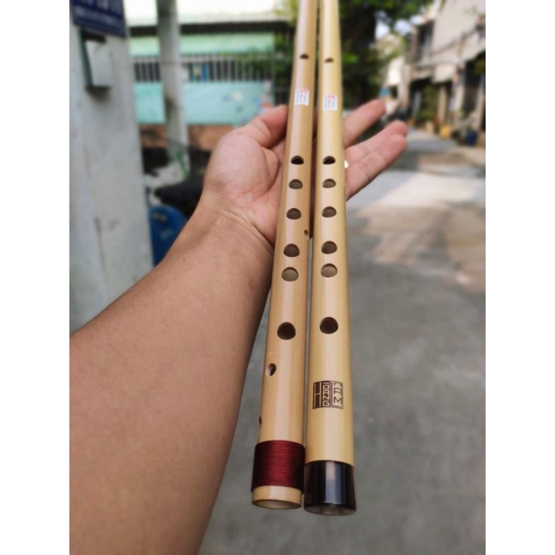 Cặp sáo trúc bấm 6 lỗ và bấm 10 lỗ tone cơ bản chuẩn âm hỗ trợ cho người mới tập chơi dễ dàng