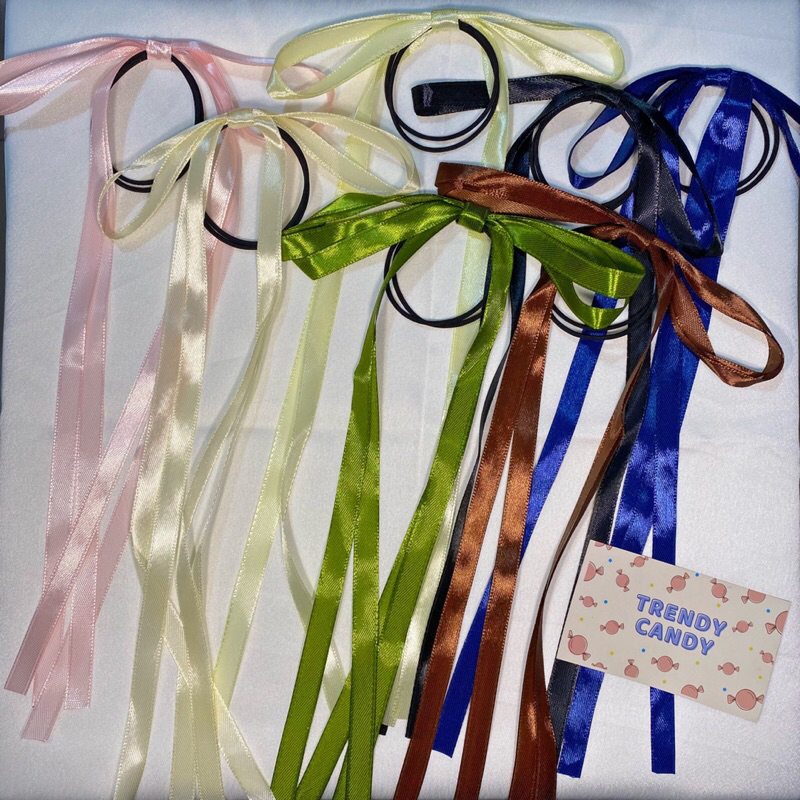 Dây cột tóc ruy băng dễ thương