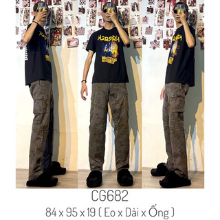 Quần túi hộp cargo pants 2hand