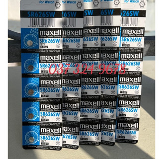 Giá buôn 5 vỉ = 25 viên pin đồng hồ đeo tay maxell 626 sr626sw sr626 ag4 377 lr66 1,55v