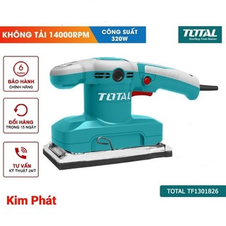 Máy chà nhám chữ nhật total tf1301826 chà nhám 220v-240v/50-60hz, công suất 320w, 14,000rpm, 93mm x 185m