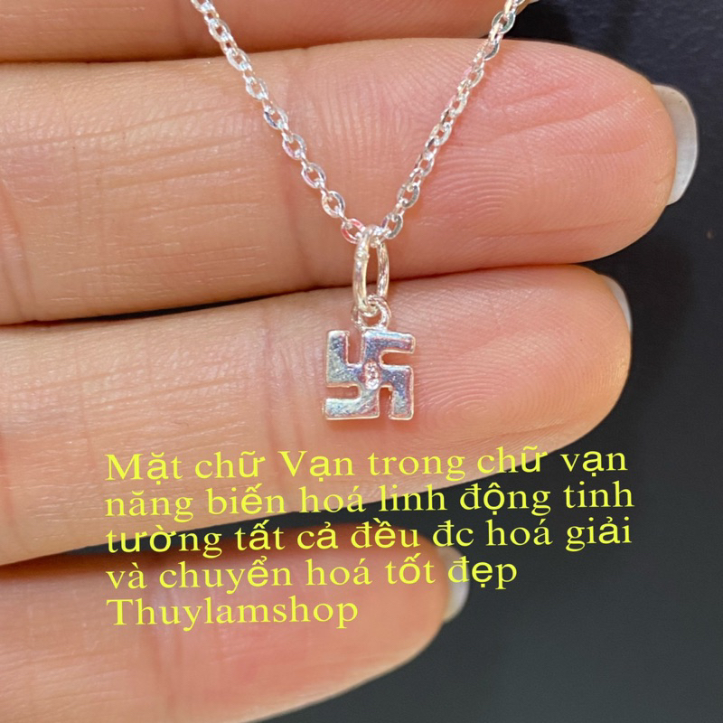 Dây chuyền bạc s925 kèm mặt phong thuỷ tài lộc nhiều mẫu